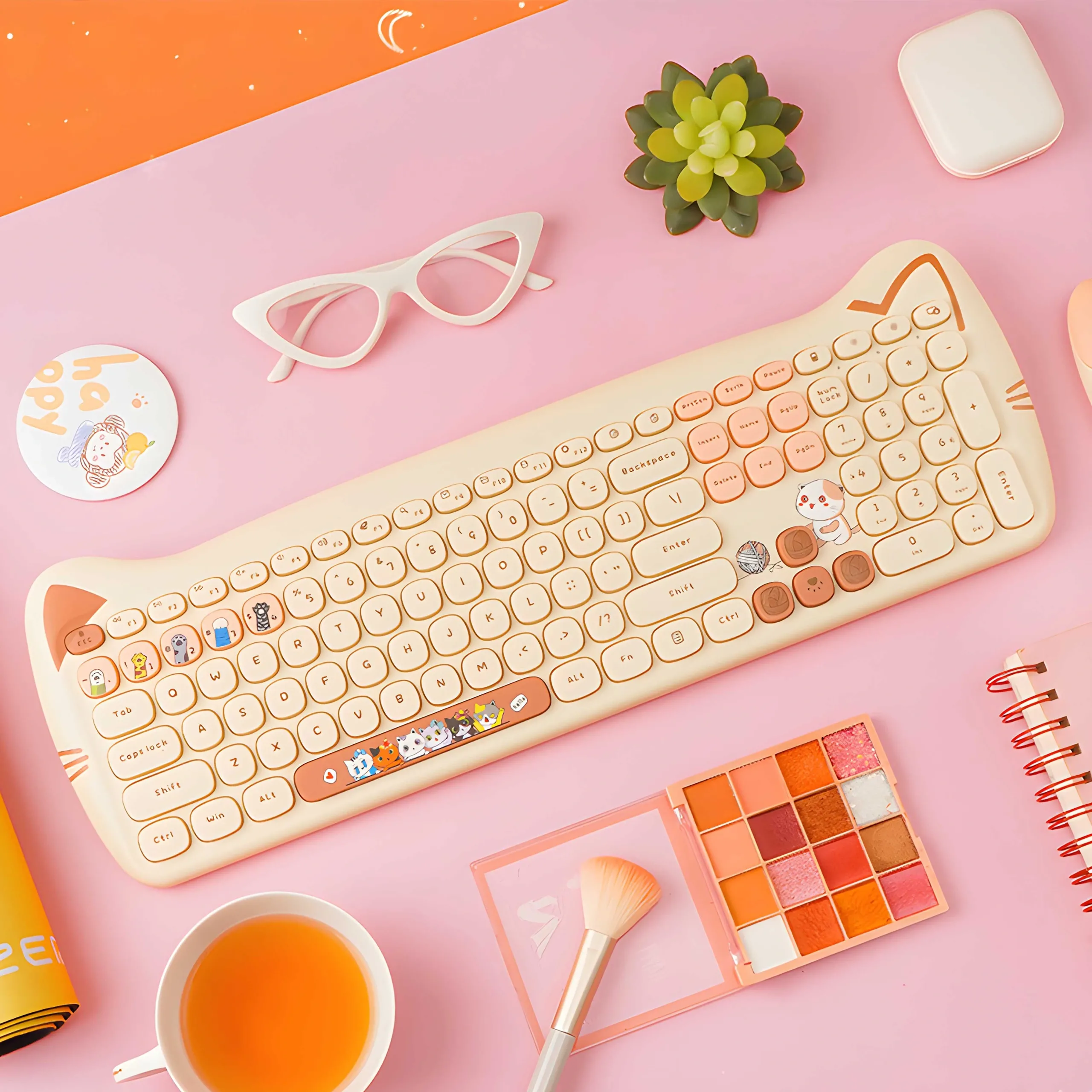 Bàn phím và chuột máy tính không dây GEEZER CAT PLUS